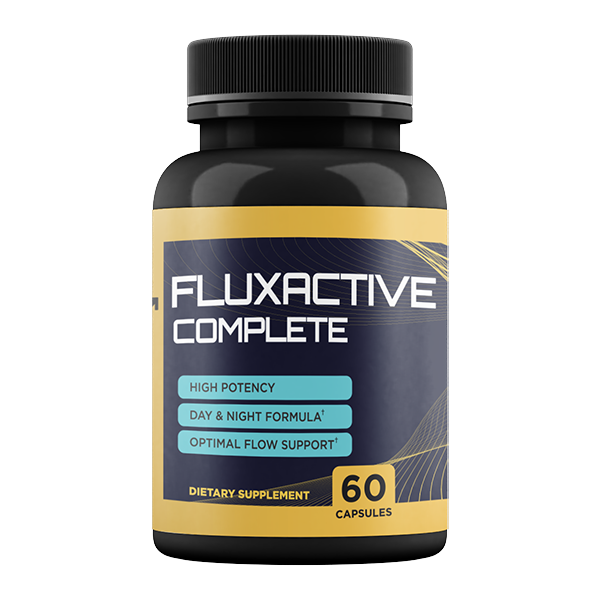 FluxActive Complete supplement bottle