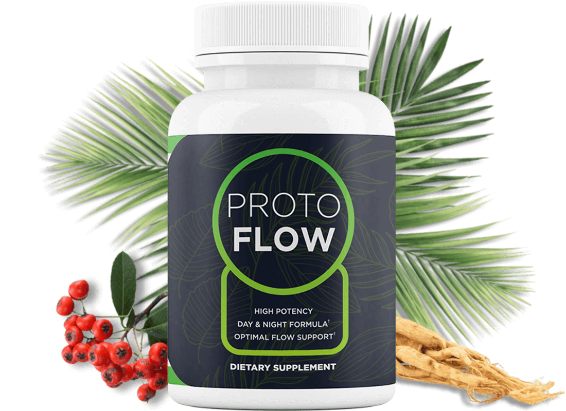 ProtoFlow supplement bottle for prostate health and urinary support